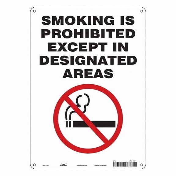 Condor Safety Sign, 14 in H, 10" W,  Vertical Rectangle, English, 474K16 474K16