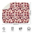 thumbnail image 2 of Pioneer Flower Floral Print Pattern Dish Drying Mat for Kitchen 1 Pack, Ultra Absorbent Microfiber Dishes Drainer Mats,18"x24", 2 of 4