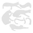 thumbnail image 1 of 1 Set of Quilting Templates Sewing Crafts Ruler Acrylic Template Quilting Crafting Supplies, 1 of 9