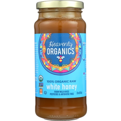 Heavenly Organics Honey White, Case of 6 X 22 Oz