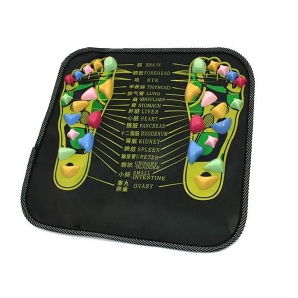 Fashion Walk Stone Square Foot Massage Mat,Acupuncture Cobble Foot
