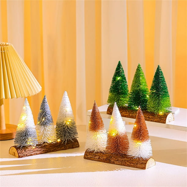 Tres Adornos para El Árbol de Navidad LADIGASU Mini Adornos Rebajas Hoy Liquidación 1X Adorno