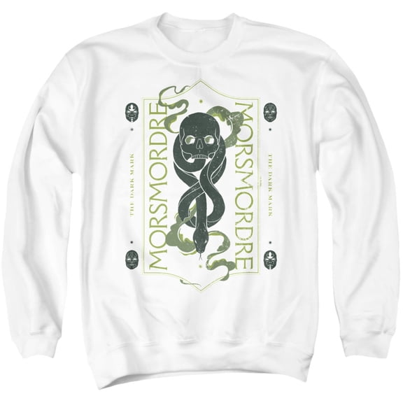 Harry Potter Marx Unisex Adult Crewneck Sweatshirt, White, 3X-Large