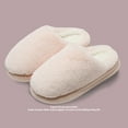thumbnail image 6 of BONIXOOM House Slippers For Woman Clearance Slip-On Platform V-Day Casual Winter Walking Shoes Women Pink Size 36-37, 6 of 7