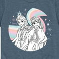 thumbnail image 3 of Frozen 2 - Anna Elsa Rainbow - Toddler And Youth Short Sleeve Graphic T-Shirt, 3 of 5