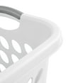 Sterilite 1.5 Bushel Ultra™ Square Laundry Basket Plastic, White
