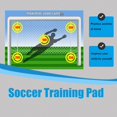 thumbnail image 4 of Esterilla de entrenamiento de pisadas de fútbol, equipo de entrenamiento de agilidad para fútbol, almohadilla de entrenamiento de velocidad de golpeo de patada, esterilla de entrenamiento de fútbol pa, 4 of 4