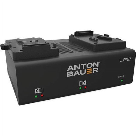 UPC: 0872496007913 | Anton Bauer LP2 Low Profile Dual V-Mount Priority-Based Simultaneous 2-Position Battery PowerCharger with LED Display