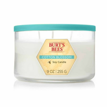 Burt's Bees 3-Wick Jar Candle, Cotton Blossom