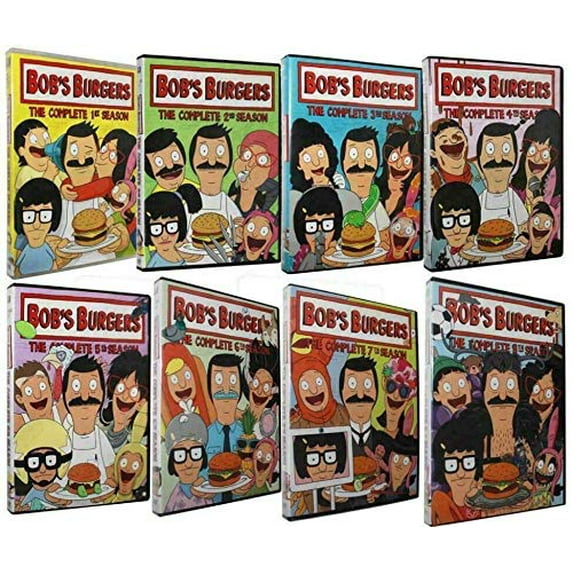 Bob's Burgers The Complete Series Season 1-8 ( DVD, 2018, 22-Disc Box Set )