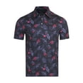 thumbnail image 2 of Chaps Golf Men's and Big Men's Classic Fit Short Sleeve Printed Mesh Polo Shirt, 2 of 7