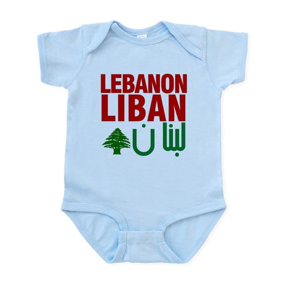 CafePress - Lebanon Liban Libnan | Infant Bodysuit - Baby Light Bodysuit, Size Newborn - 24 Months