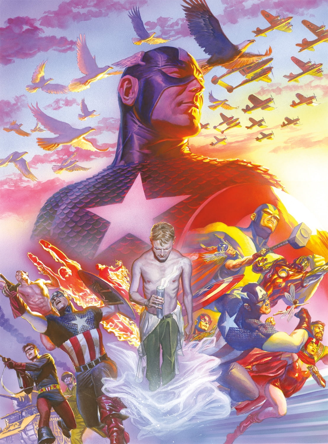 Buffalo Games - Marvel - Captain America #22 - 1000 Piece Jigsaw Puzzle