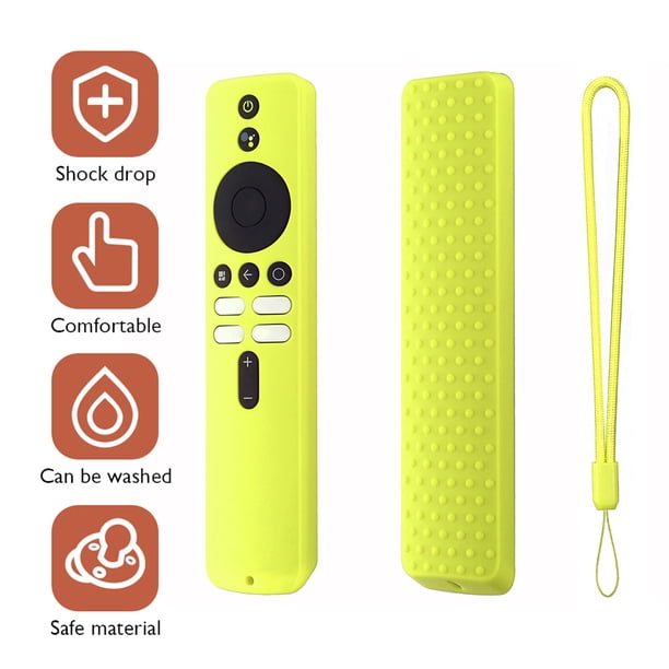 Funda de Silicona Funda de Control Remoto de TV Impermeable a Prueba de Golpes para Redmi 4k Ultra