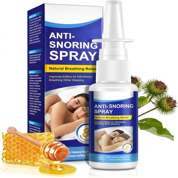 QARUN 2026 New Anti Snoring Spray - Stop Snoring & Sleep Well-Effective Anti-Snoring Device-Immediate Snoring Relief-Sleep Well All Night-Applicable to Both Men and Women-Convenient to Carry