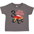 thumbnail image 3 of Inktastic Monster Truck How I Roll 3rd Birthday Boys Toddler T-Shirt, 3 of 5