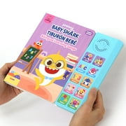 Baby Shark English Spanish Bilingual Learning Songs 10 Button Sound Book, Baby Shark Bilingual Childrens Sound Books, Interactive Learning Books For Toddlers, Learning & Education Toys, Gifts