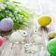 thumbnail image 4 of Fiudx Juego de Conejitos de Pascua, Bonitos Adornos de Resina, Decoración de Conejito Blanco para El Hogar, Decoración Portátil para Mesa de Jardín, Ideal para Fiestas de Pascua, 3 Piezas, 8 X 5 X 5,, 4 of 6