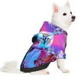 thumbnail image 2 of Salouo Neon Skull With Milkshake Pattern Small Dog Hoodie Sweatshirts Dog Clothes Coat Clothing Puppy Sweater Outfit Pullover Pet Winter Coat Sweater Outfit-X-Small, 2 of 7