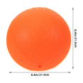 thumbnail image 4 of LOLIPPYY Ballons de Terrain de Jeu Ballons Gonflables pour Enfants PVC Orange 1 Ensemble pour Lancer, 4 of 5