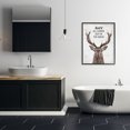 thumbnail image 2 of Stupell Industries Laundry Deer Pun Quotes and Sayings Painting Black Framed Art Print Wall Art, 24 x 30, 2 of 8