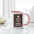 thumbnail image 4 of CafePress - Keep Calm And Drink Coffee Mugs - 11 oz Ceramic Mug - Novelty Coffee Tea Cup, 4 of 4