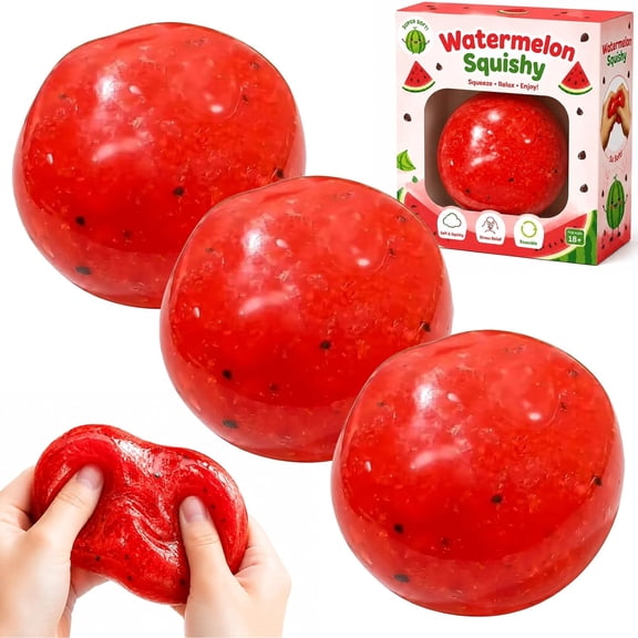 TOYOUME Slushy Watermelon Squishy, Red