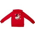 thumbnail image 1 of Minnie Mouse Lovely Hearts Youth Pull Over Hoodie-XSmall, 1 of 4