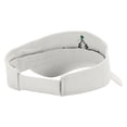 thumbnail image 4 of Christmas Tree Star Embroidered Cotton Twill Sun Visor - White OSFM, 4 of 5