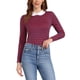 thumbnail image 1 of INSPIRAR CHIC Blusa de Manga Larga para Mujer con Cuello de Muñeca y Rayas en Contraste, Cierre Elástico en la Parte Posterior, Blusa Casual M Azul Klein, 1 of 6
