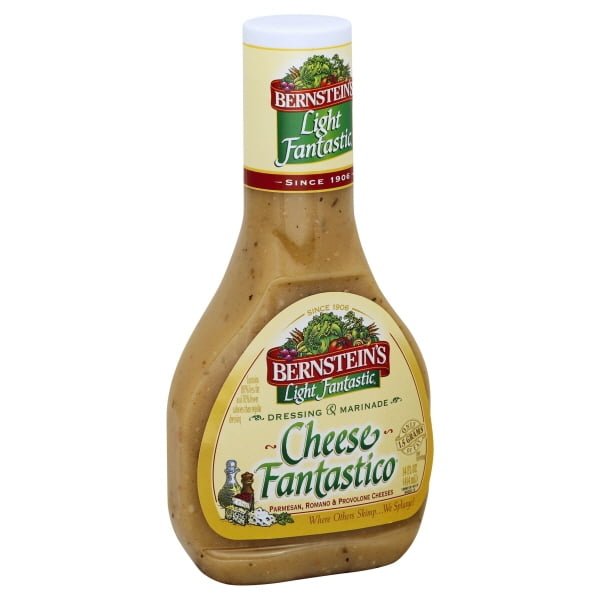 Bernsteins Light Fantastic Cheese Fantastico Dressing 14 Oz Plastic