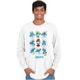 thumbnail image 5 of Smurfs Squad Papa Smurfette Cartoon Long Sleeve TShirt Men Women Brisco Brands M, 5 of 6