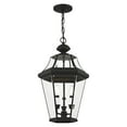 thumbnail image 6 of Livex Lighting Georgetown 3 Light Black Outdoor Lantern, 6 of 9