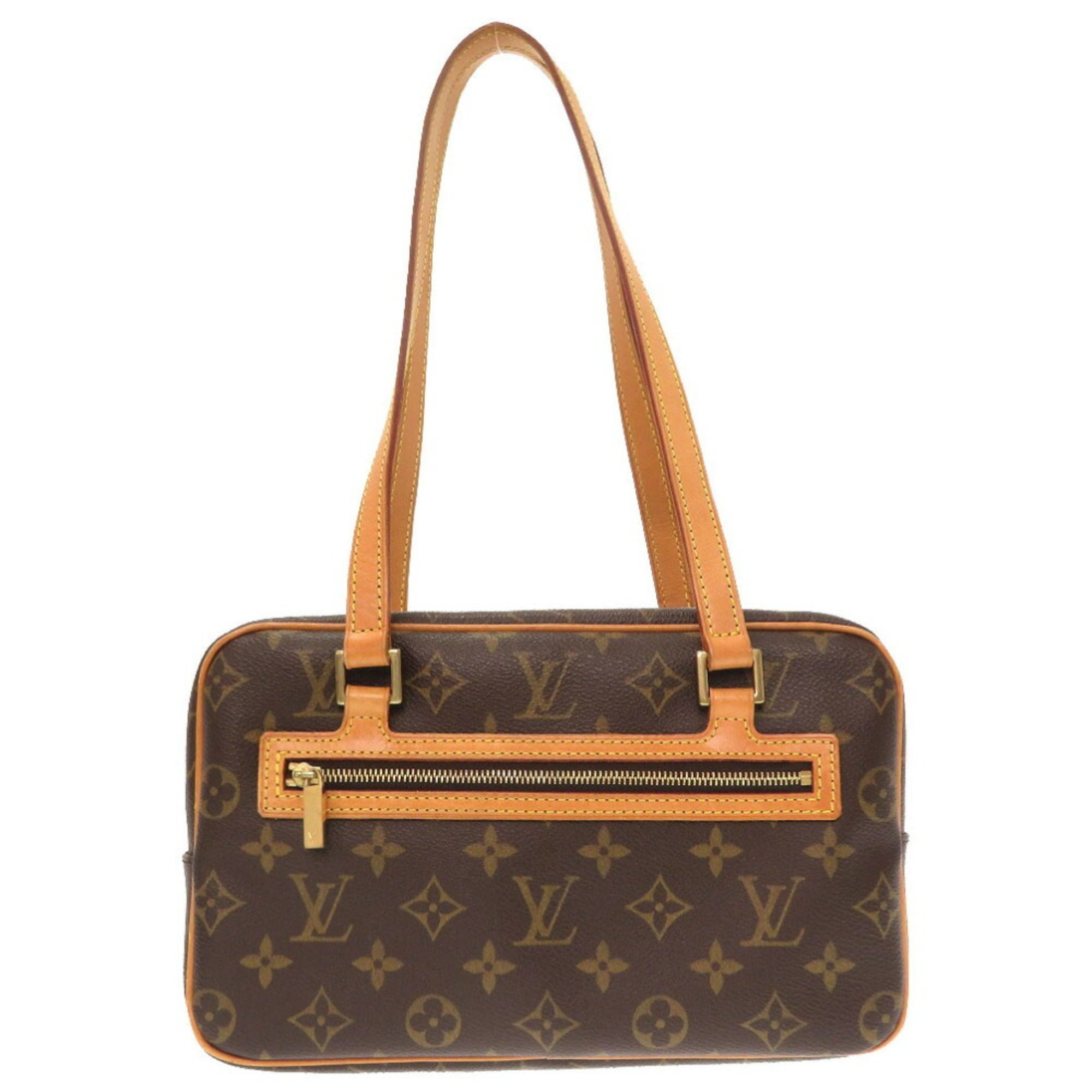 LOUIS VUITTON Authentic Cite MM Shoulder Bag Monogram Brown 