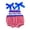 Z02 Blue, variant on JUMEYU Baby Girl Independence Day Bodysuit Baby Birthday Outfit Girl Romper Cute Embroidered Letter Tshirt Romper Clothes 0 3 6 9 12 18 24 Months (Blue,0-3 Months)