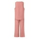thumbnail image 4 of ICHUANYI Clearance Women's Summer Suit Fashion Solid Color Vest Trousers Casual Two-Piece Suit(Pink, M) ICHUANYI WER2023081009862, 4 of 6