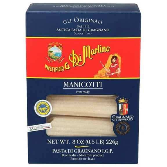 (Pack of 6) Di Martino Manicotti Pasta 8 Oz