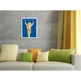 thumbnail image 4 of Paris France - Mexico - Native Mexican in Sombrero and Poncho - Vintage Airline Travel Poster by Edmond Maurus c.1950s - Bamboo Fine Art 290gsm Paper (Unframed) 12x16in, 4 of 4