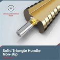 thumbnail image 5 of Step Drill Bit Set, 3Pcs Titanium Step Drill Bits, Metric 4mm to 32mm HSS6542 Drill Cone Bits for Me, 5 of 5