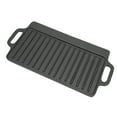thumbnail image 2 of Cast Iron Griddle, Double Sided Grill Pan Uniform Heating  For Barbecue For Household 40x20CM, 2 of 8