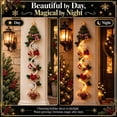 thumbnail image 5 of Clearance!Christmas Tree Glowing Christmas Door Hanger, Warm Lighted Vertical Holiday Hanging Decor with Festive Accents for Front Door Side, Entryway and Wall, 5 of 5