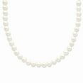 thumbnail image 2 of White Sterling Silver necklace Pearl Freshwater 16 in 7.5 mm, 2 of 3