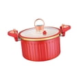 thumbnail image 3 of Olla de presión micro de 8 l, olla de cocción lenta, utensilios de cocina, fácil de limpiar, con tapa, olla a presión para estofado, olla para fideos, 3 of 8