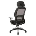 thumbnail image 4 of Pemberly Row Deluxe Black Matrex Back Executive Office Chair with Mesh Seat, 4 of 10