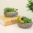 thumbnail image 6 of [CLEARANCE sales]Small Panqu Flower Pot-Book Fun Rabbit, 6 of 6