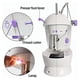 thumbnail image 2 of Mini Sewing Machine LED Light Battery Powered Plastic Stainless Steel Kids Sewing Machine for Home Travel, 2 of 3