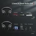 thumbnail image 3 of FIFINE Studio Wired Headphones for DJ, Music Monitor, Recording with 9.8ft Cable for 3.5mm/6.35mm, Over Ear, Noise Cancelling for Podcast, Streaming-H8, 3 of 8