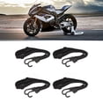 thumbnail image 1 of Motorcycle Helmet Carrier Strap, 4PCS Motorcycle Luggage Rope Dual Hook Retractable Motorcycle Helmet Rope Strap for Electric Vehicle Motorbike, 1 of 8