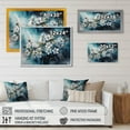 thumbnail image 4 of DESIGN ART Designart "White Blue Apple Tree Artistry I" Floral Apple Tree Wall Decor 40 in. wide x 30 in. high, 4 of 5