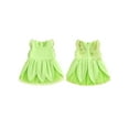 thumbnail image 2 of BemeyourBBs Toddler Girl Dress Mesh Butterfly Wing Zipper Sleeveless A Line Dress, 2 of 9